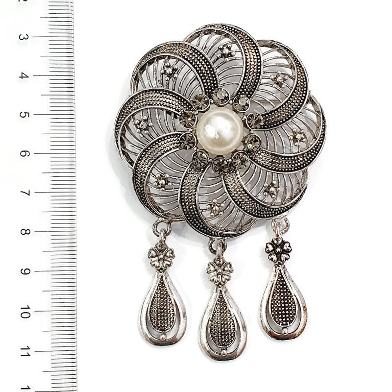 Durable Premium Bros Kebaya Kutubaru Susun dan Tumpuk Etnik Yogja/Aksesoris Jilbab Untuk Pesta Permata Jurai Multi Ve... - Image 4