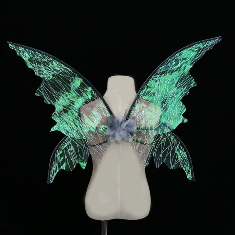 royal Fairy Angel Butterfly Wing Fancy Dress Costume Kids Girls Cosplay Accessories