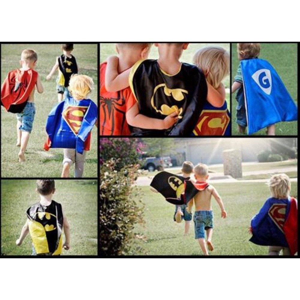 Purpose Multi Kids Superhero Fancy Boys Costume Cape Mask Birthday Halloween Cosplay Costumes - Image 5