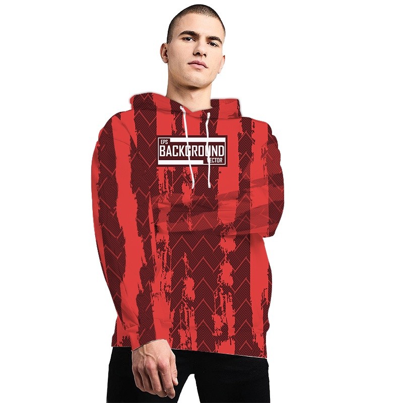 Quality Essential Jersey 3D Digital Printed Hoodie Fashion Autumn Winter Hooded Sweatshirt Foreign Trade Cross-Border... - Image 5