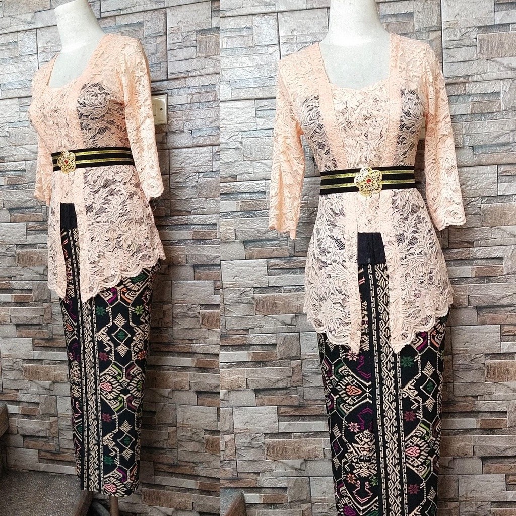 Versatile Essential Kebaya bali Tiedye 3/4 Multi