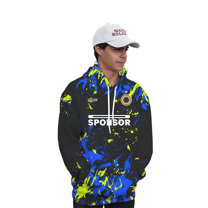 Essential Purpose Jersey 3D Digital Printed Hoodie Fashion Autumn Winter Hooded Sweatshirt Foreign Trade Cross-Border...