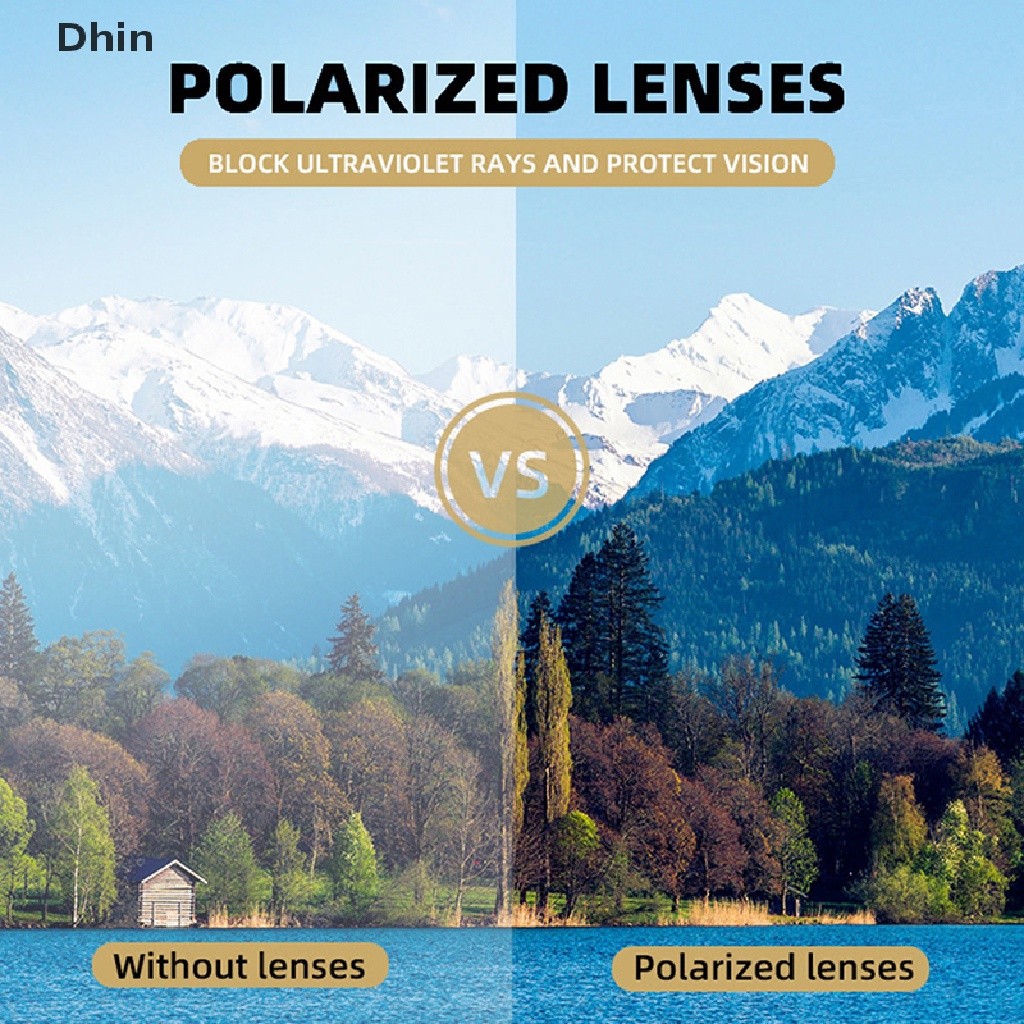 [Dhin] Polarized Sunglasses Outdoor Camping Hiking Fishing Classic Sun Glasses  Sports Driving UV400 Cycling Eyewear Uni