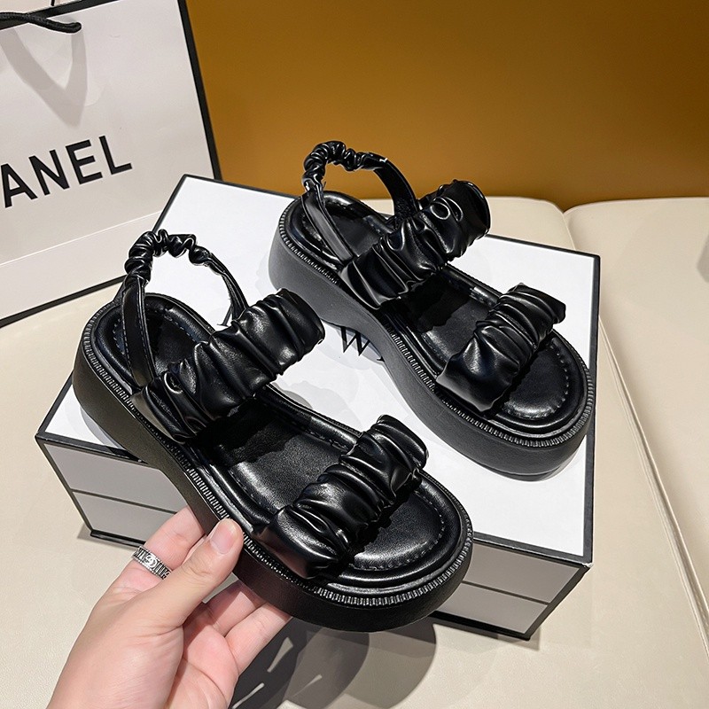 Quality Have MAY 2022 Summer Fashion Ladies Thick Sole Open Toe Non-Slip Sandals Ainna