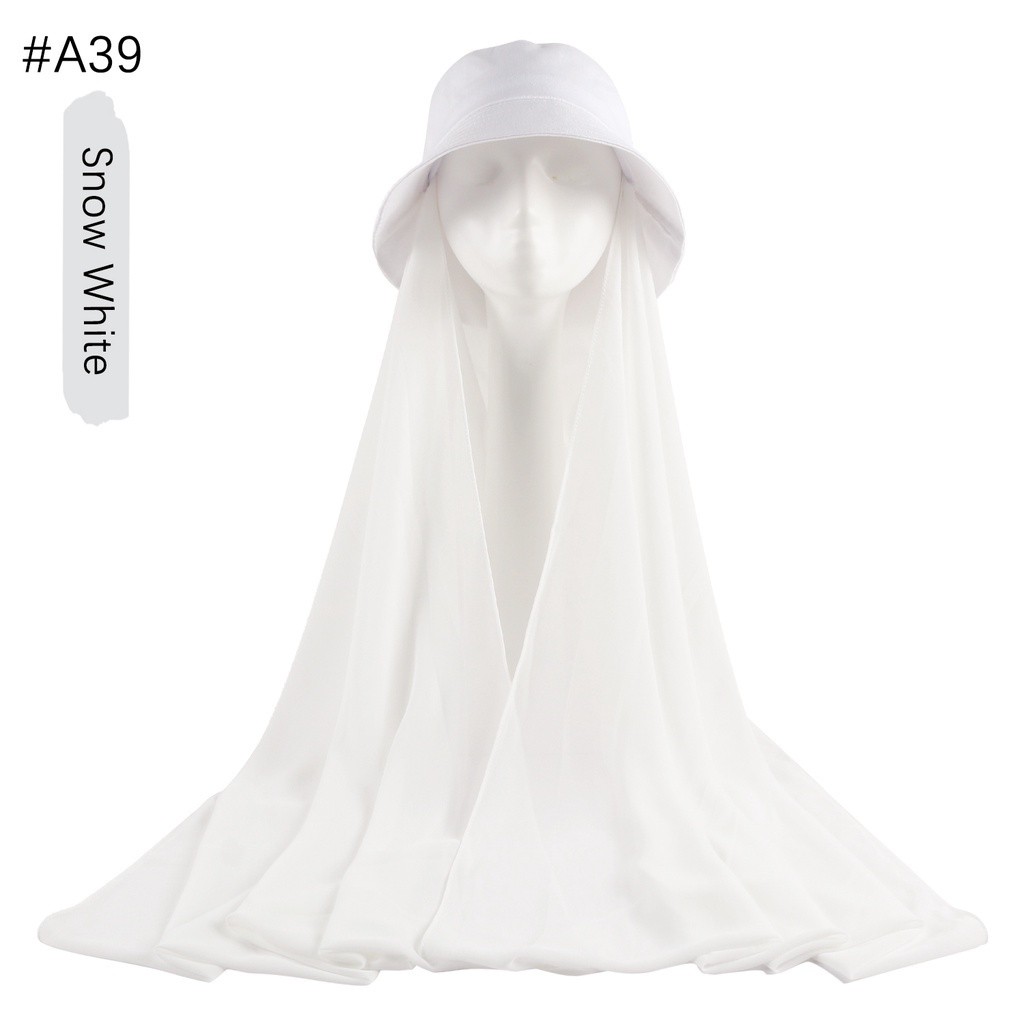 Purpose Have Chiffon Shawl Bucket Hat // Fisherman's - Image 5