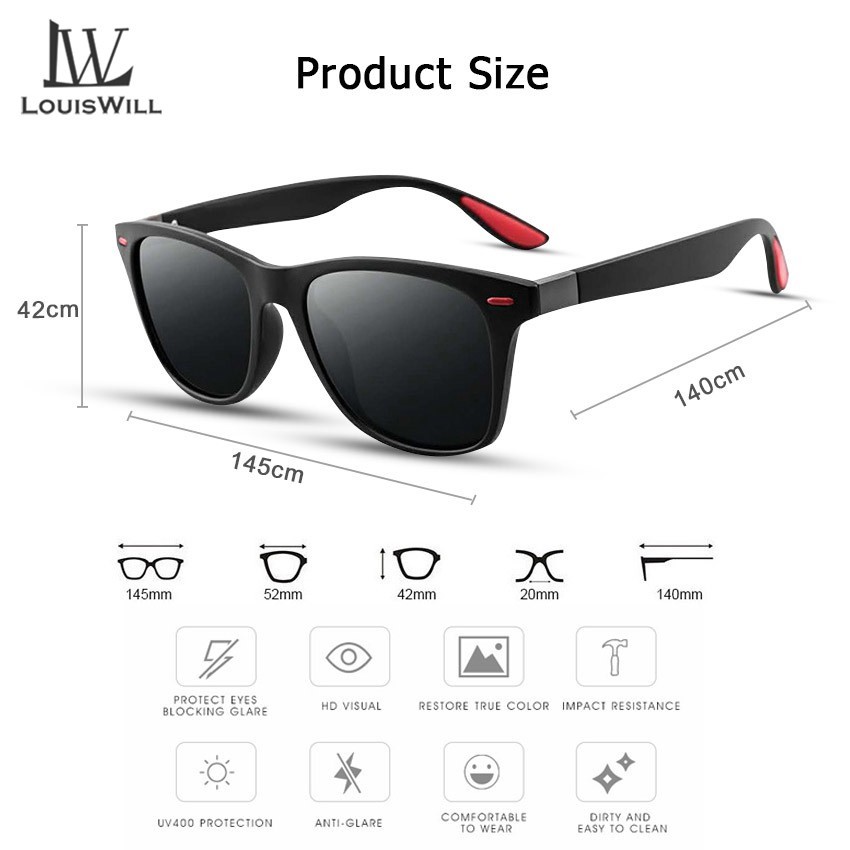 Versatile Have Men Sunglasses Polarized UV400 Day Night Dual Use Safety Driving Vision Eyewear Light Weight Durable P... - Image 5