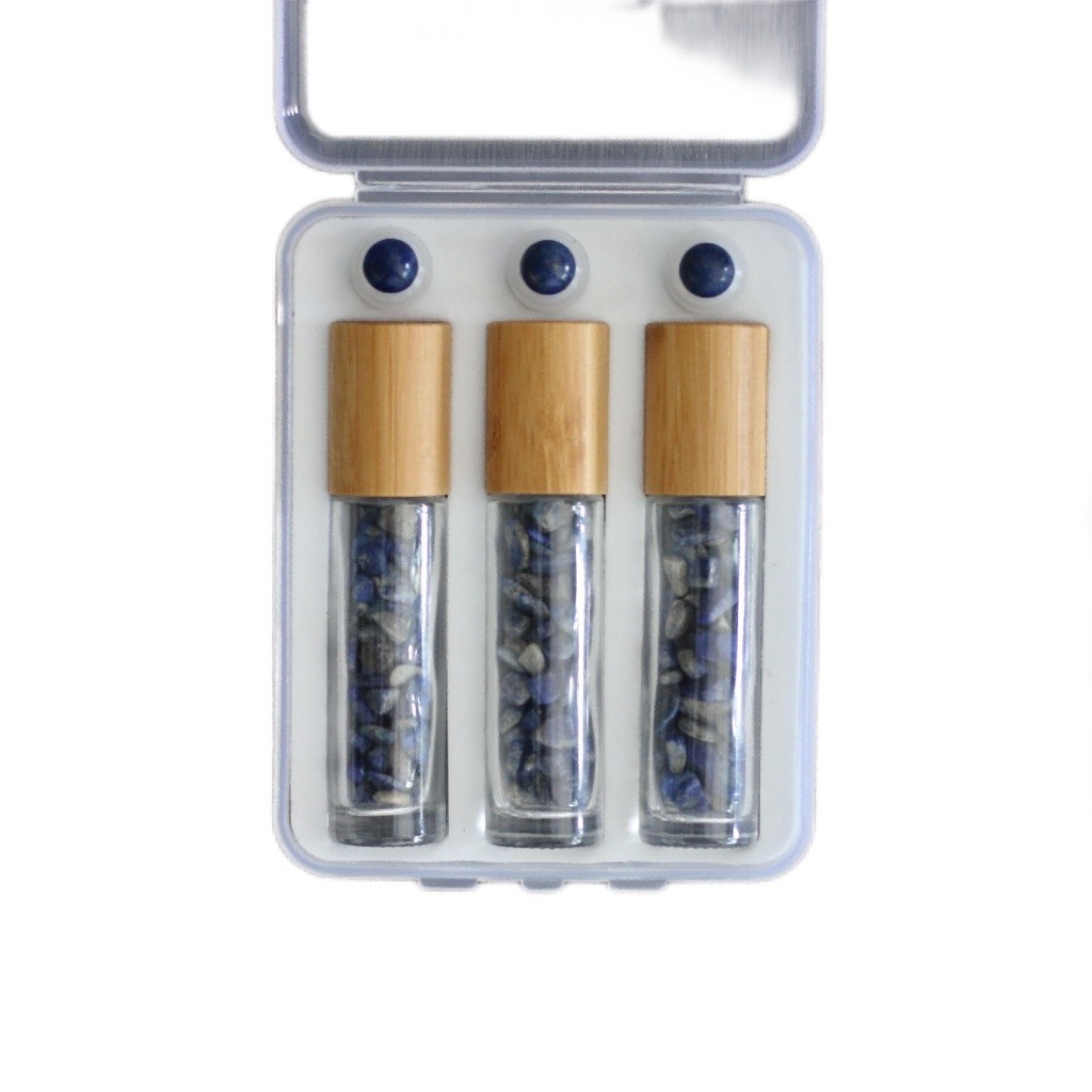 Have Quality 3 Pcs Bamboo Cap Jade Roll-On Bottle Head Glass Suitable DOTERRA Essential Oil YOUNGLIVING Durable Premium - Image 3