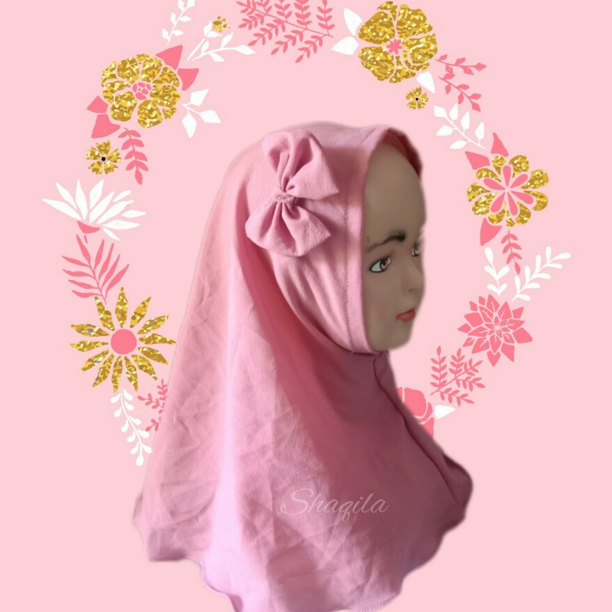Must Premium 0-1 Year Old Baby hijab / Girls Veil fita Cute muslim fashion Raya Essential Quality - Image 4