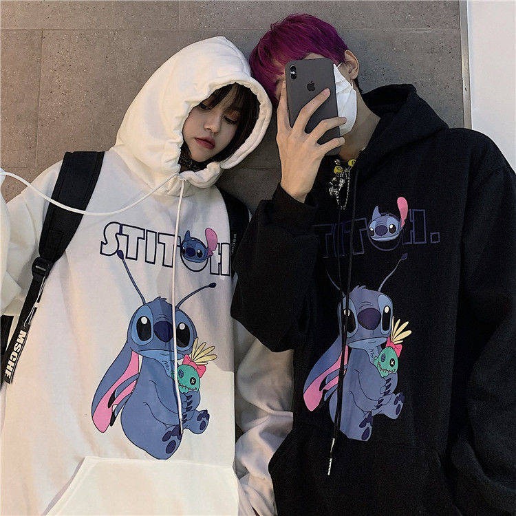 Quality Premium [] baju couple murah panjang sweet Autumn dan Winter ditambah Velvet Hooded S.weater L.elaki Wanita Ver - Image 4