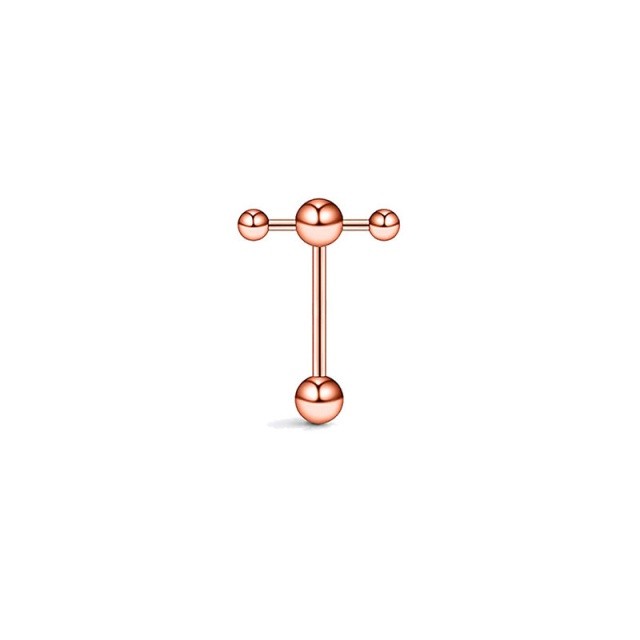 Reliable Multi Dumbbell Titanium Steel Tongue Nail Personality Stainless Earring Piercing Jewelry Ear Studs Quality P... - Image 5