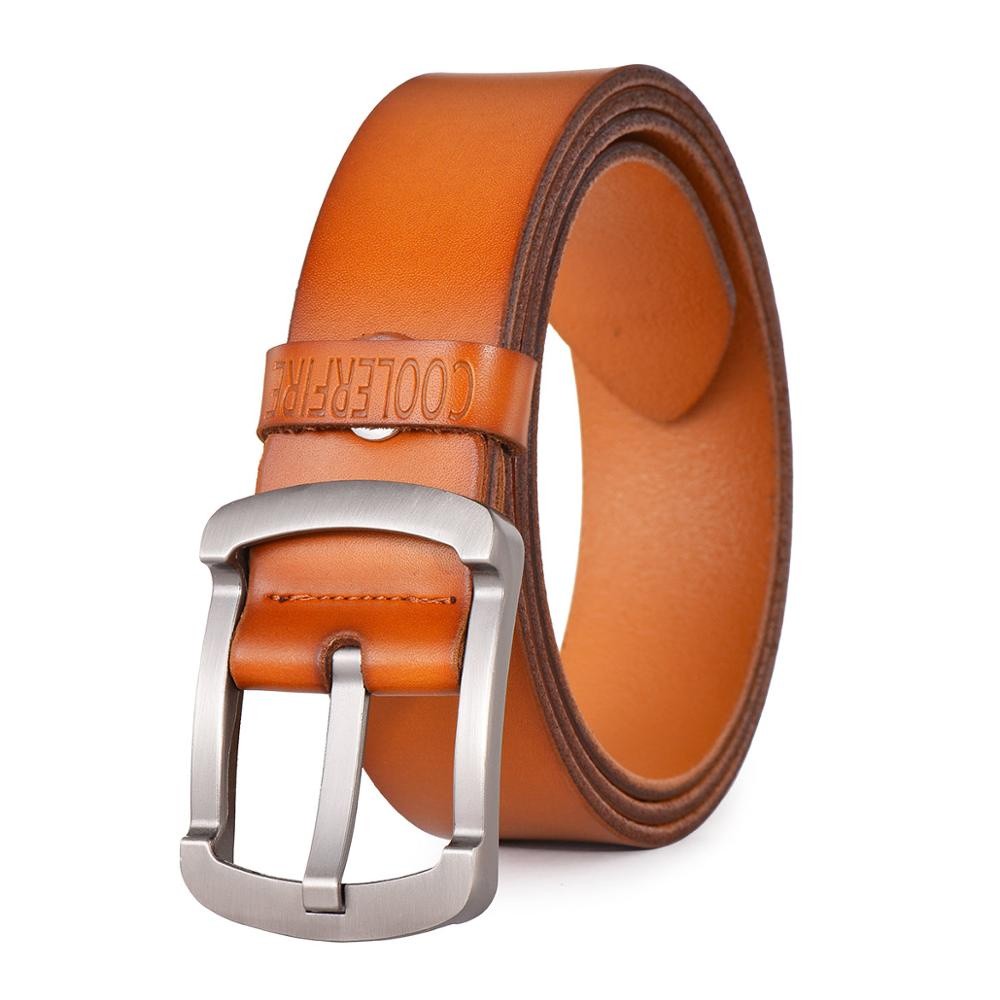 Trendy Travel Coolerfire 2017 fashion cowhide leather belt men black jeans strap male vintage casual belts HQ024 Daily - Image 2