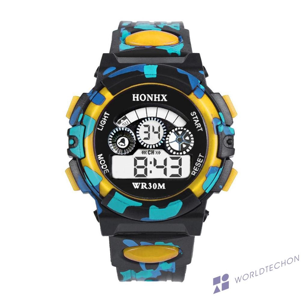 Casual Classic Outdoor Multifunction Waterproof Boy Sports Electronic Children Watches WO Sport Timepiece - Image 3