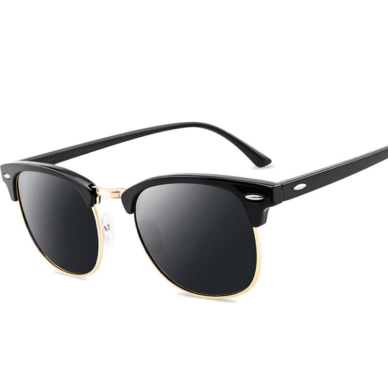 Quality Versatile Fashion Classic Polarized Outdoor Sport Anti-UV Sunglasses Half Frame Horned Semi-Rimless Eyewear M... - Image 4