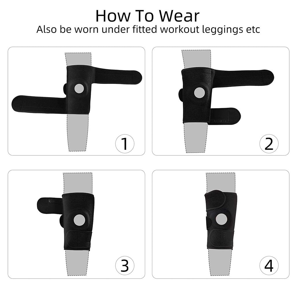 Have Purpose Kenner 4 Spring Knee Guard Support Pad Brace Patella Lutut Protect Pain Quality - Image 4