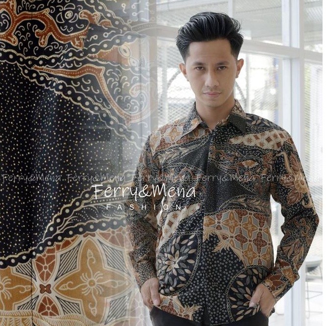 Premium Have KEMEJA Gallery kebaya Latest batik Shirt SR motif / Party Office formal hem Invitation Propane Must Quality - Image 3