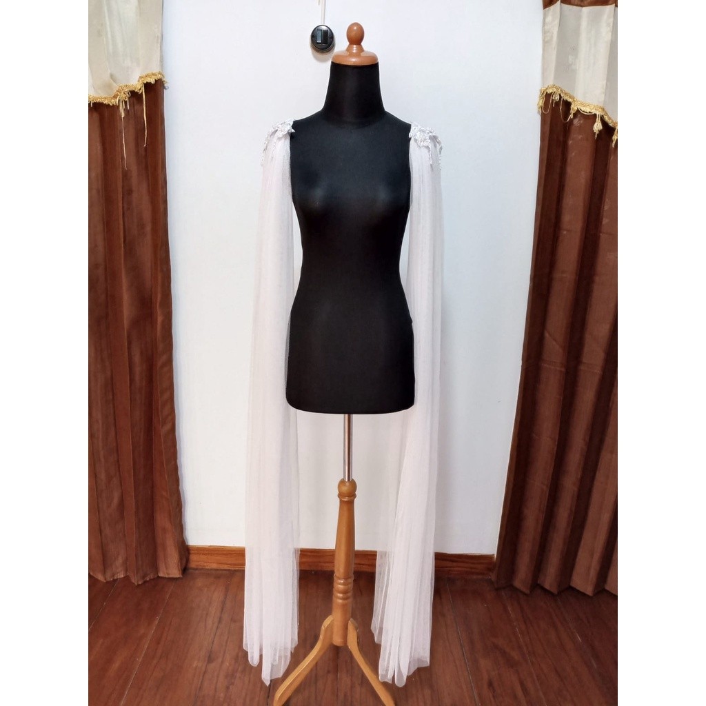 Purpose Have PUTIH Clean White Shoulder Wings Bridal Kebaya/Shoulder Wings/Shoulder Slayer/Clean Slayer Durable Essen... - Image 4