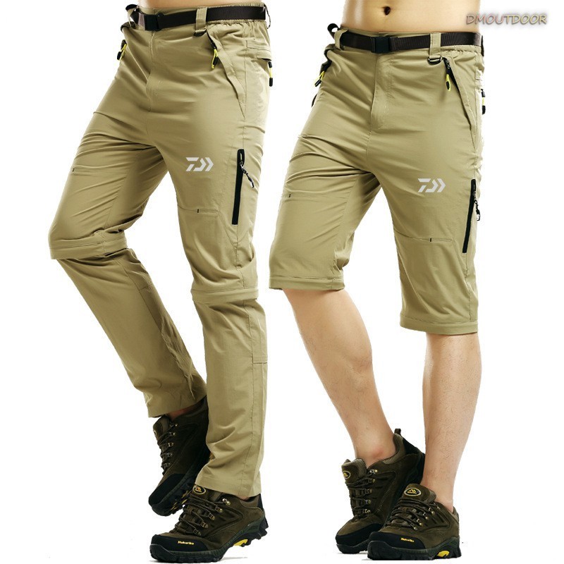 Multi Premium New Outdoor Pants Men Thin Hiking Camping Fishing Detachable 2 1 Trousers Clothes - Image 2