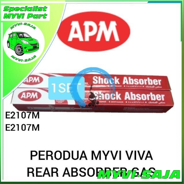APM E2107M PERODUA MYVI VIVA REAR ABSORBER GAS APM