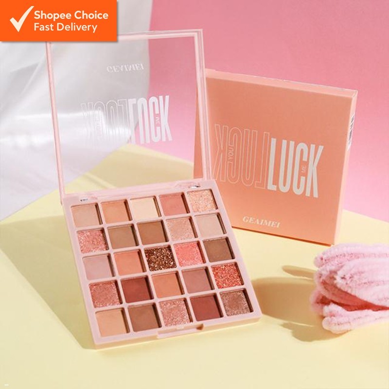 25-Color Eyeshadow Palette | Natural, Matte & Glitter Shades for Professional Eye Makeup 25色眼影盘