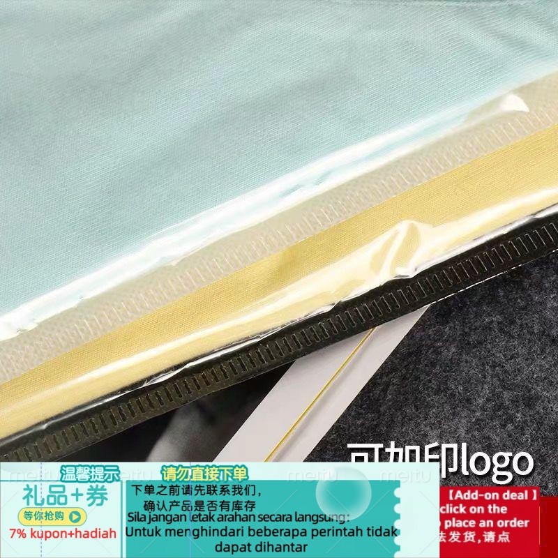 Get gifts/NewClothing Zipper Bag Non-Woven Fabric Zipper Bag Dustproof Bag Transparent Ziplock Bag Storage Eco-friendly