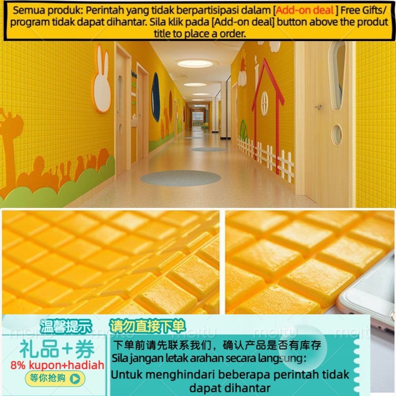 Get gifts/QMWallpaper Self-Adhesive3dThree-Dimensional Wall Stickers Kitchen Bathroom Background Wall Thickened Wall St