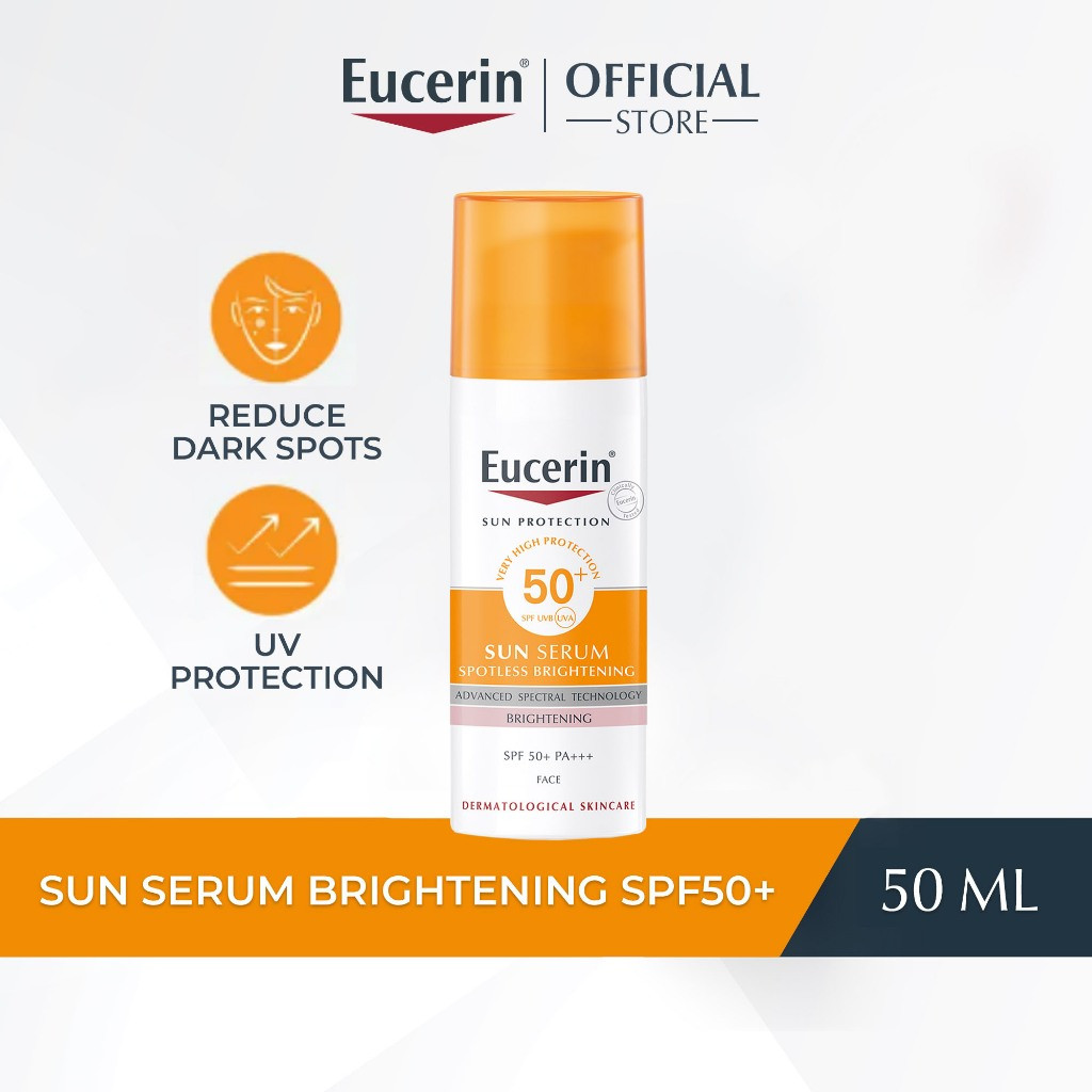 Eucerin Spotless Brightening Sun Serum Sunscren for Face SPF 50+ (50ml)