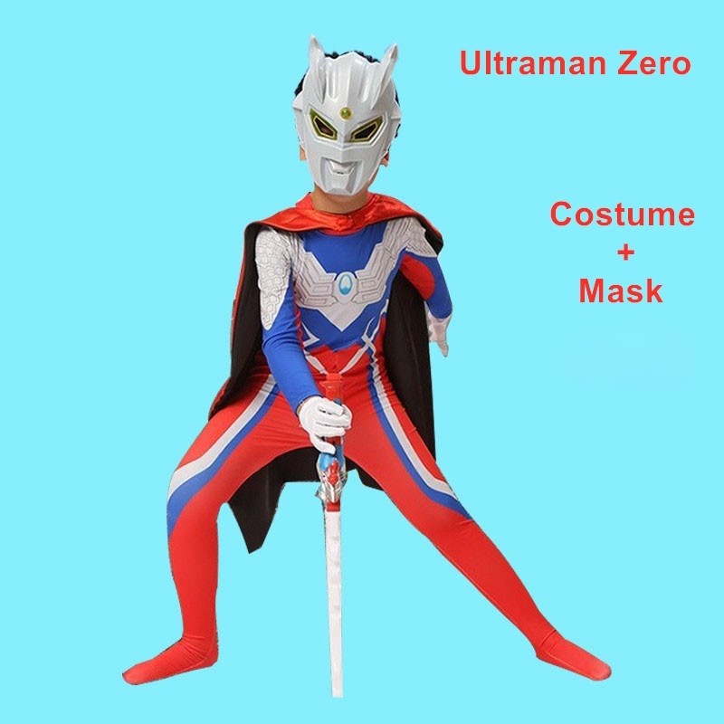 Kids  Ultraman Costume Savior Cosplay 3D Print Spandex Zentai Superhero party