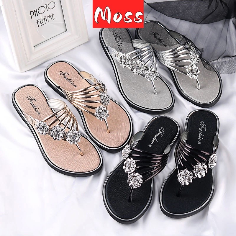 Purpose Premium Moss 2023 Women's Slippers Flat Sandals Outdoor Casual Flip-Flops selipar wanita sandal perempuan - Image 3