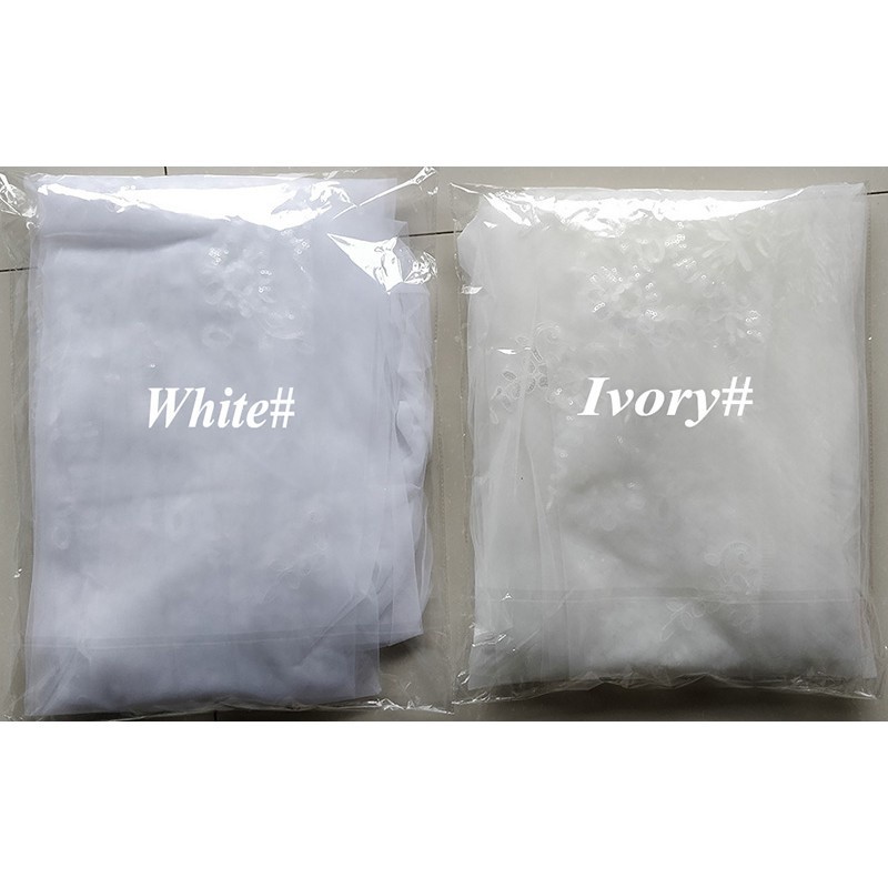 Essential Quality Deartiara White Elbow Tulle 2 Layer Lace Edge Squin Wedding Bridal Long Veil Premium Reliable - Image 2