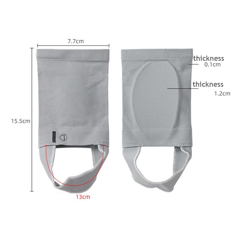 Have Essential 1/2 Pairs Soft Relieve Pain Sleeve Sock,Orthotic Pad - Image 5