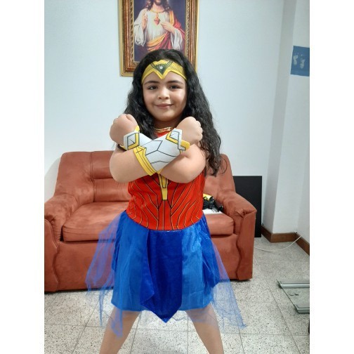 Essential Must Child Dawn Of Justice Wonder Woman Cosplay Costume Girls Supergirl Halloween Kids Multi - Image 4