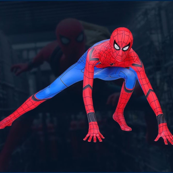Quality Versatile SUGE Spiderman costume Halloween baju cina budak lelaki Christmas Cosplay Captain America Bodysuit ... - Image 2
