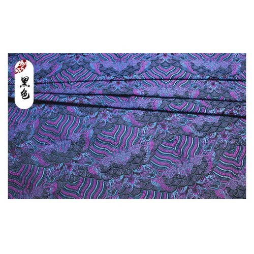 Quality Multi Brocade cushions cheongsam water waves cliff jacquard fabric Chinese totemic pattern Satin Handmade DIY... - Image 4