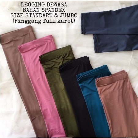 Essential Reliable Super JUMBO Long Leggings PREMIUM Spandex Material Size XXL XXXL Polos BB 80KG 120kg Quality - Image 4