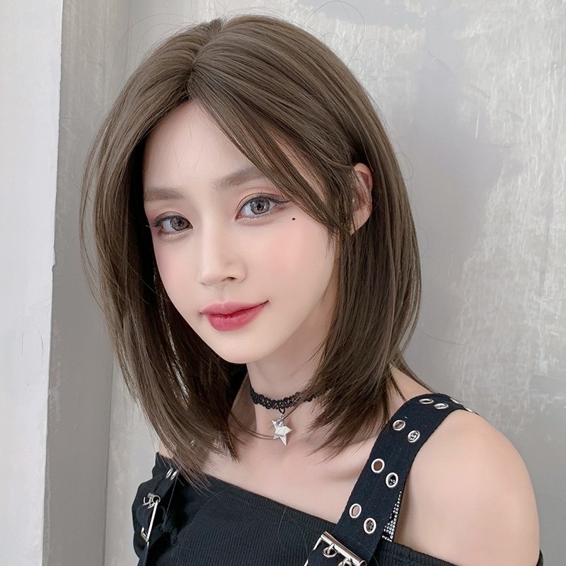 Premium Have D-119Wig Women's Mid-length Hair Trimming Short Straight Manufacturers Wig Collarbone Leng - Image 2