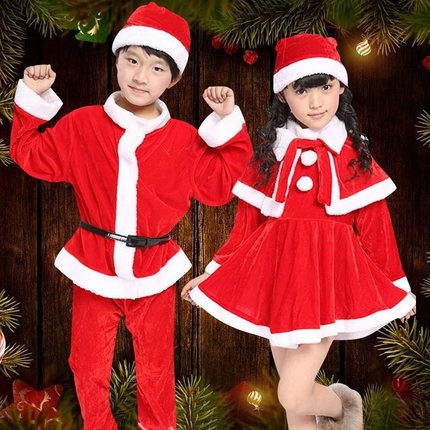 Have Durable DoDo Christmas Costume Boys Girls Costumes Children Santa Suits Premium - Image 4