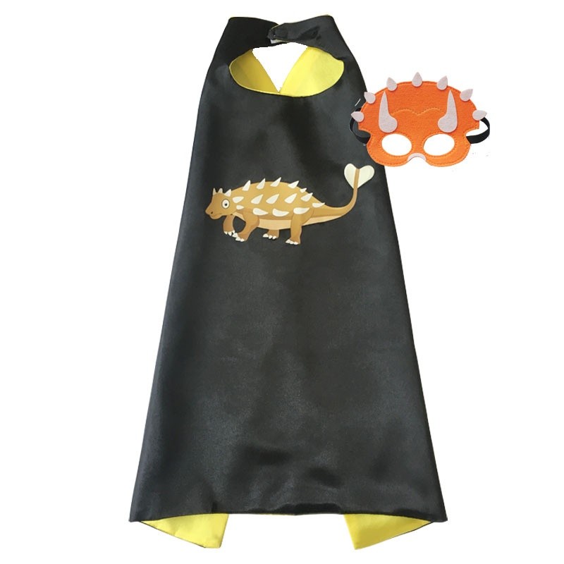 Have Quality Children Dinosaur Cloak Men Women Halloween Hero Day Show Props Birthday Party Dress Up - Image 3