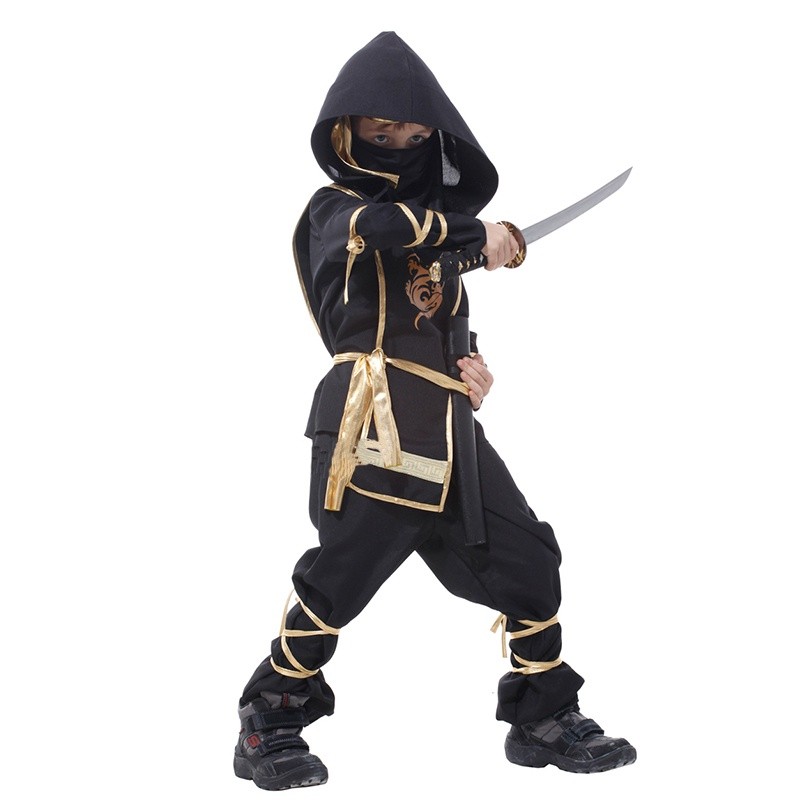 Have Durable Kids Dragon Ninja Costumes Purim Party Boys Girls Warrior Stealth Samurai Cosplay Assassin Fancy Birthda... - Image 3