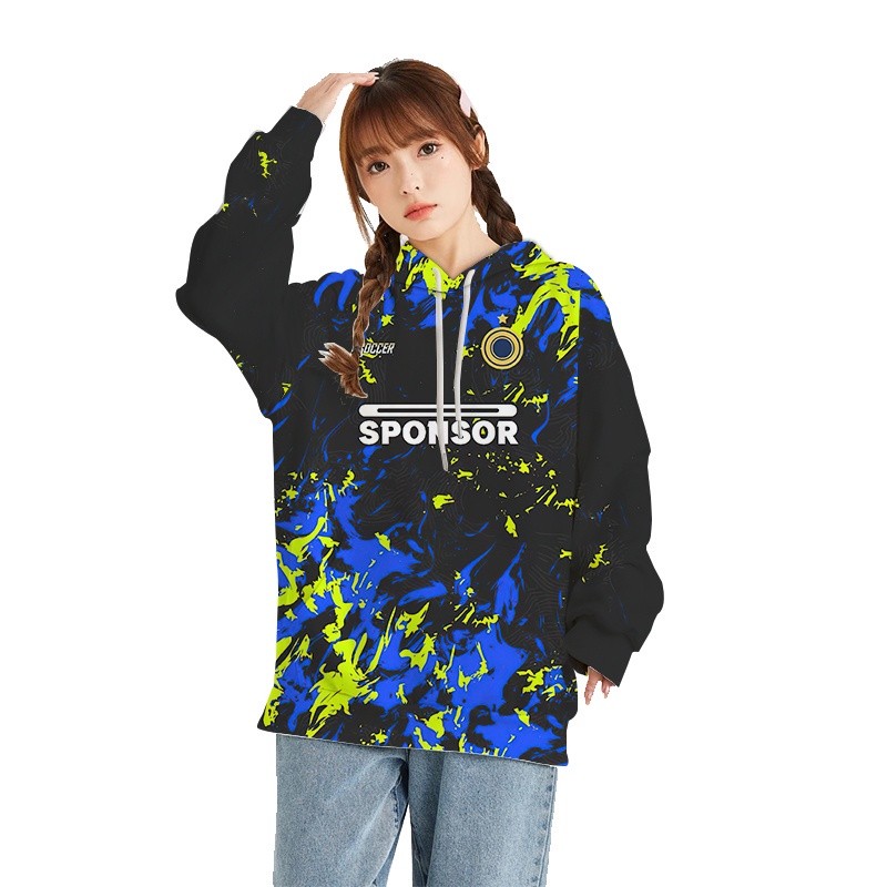 Essential Purpose Jersey 3D Digital Printed Hoodie Fashion Autumn Winter Hooded Sweatshirt Foreign Trade Cross-Border... - Image 3