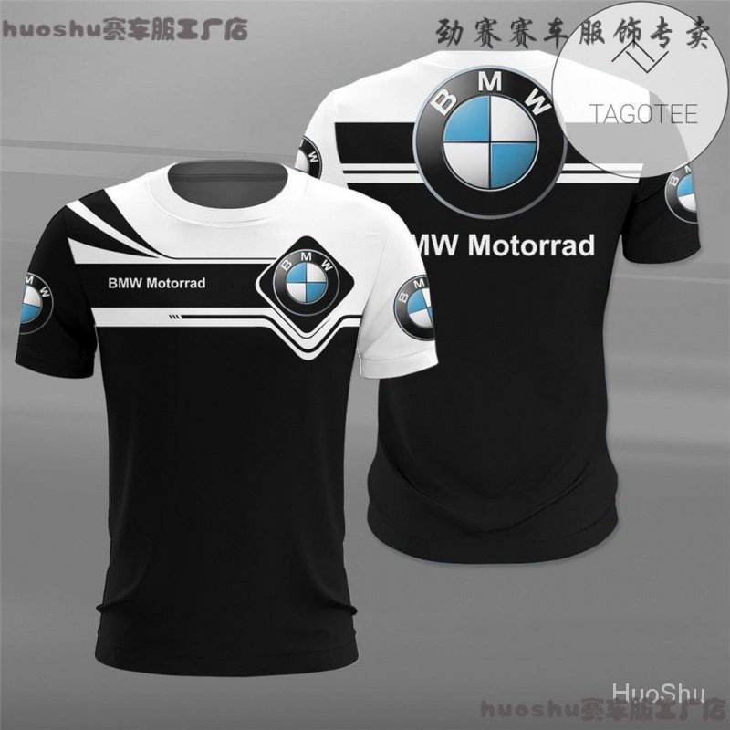 Essential Quality 2023 Racing Suit BMW Motorcycle WorldSBK Team Tyco Advantec Shirt Summer Short Sleeve Men's Fashion - Image 4