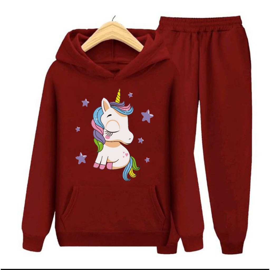 Have Must Sweater Kids Suit Hoodie UNICORN DREAM/Pony 02/one set/Sweater+Pants Essential Reliable - Image 5