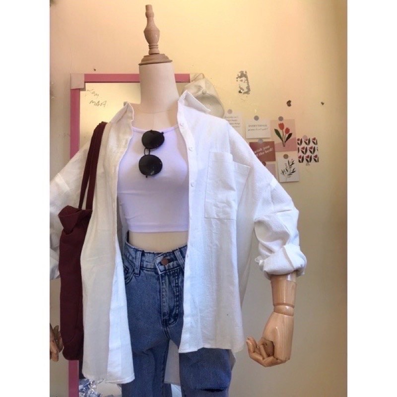 Olivia Shirt - Women's Linen Oversize Shirt - Linen Shirt - Oversized Shirt Linen