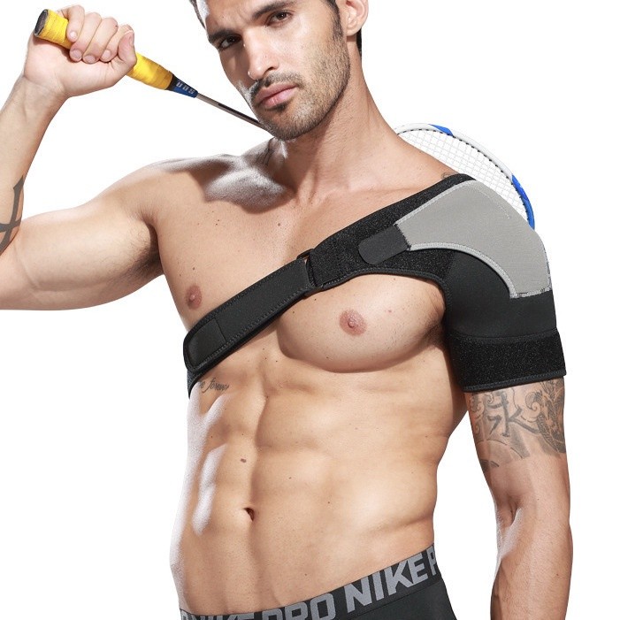 Premium Purpose ️Ready Stock Fast Shipping️健身运动护肩Fitness Sports Shoulder Pads Fitness Professional Fi... - Image 2