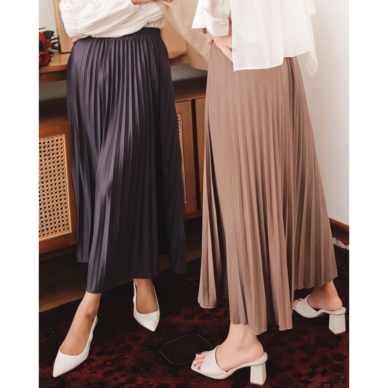 Versatile Must Plisket Skirt / Women's Long Durable Have - Image 4