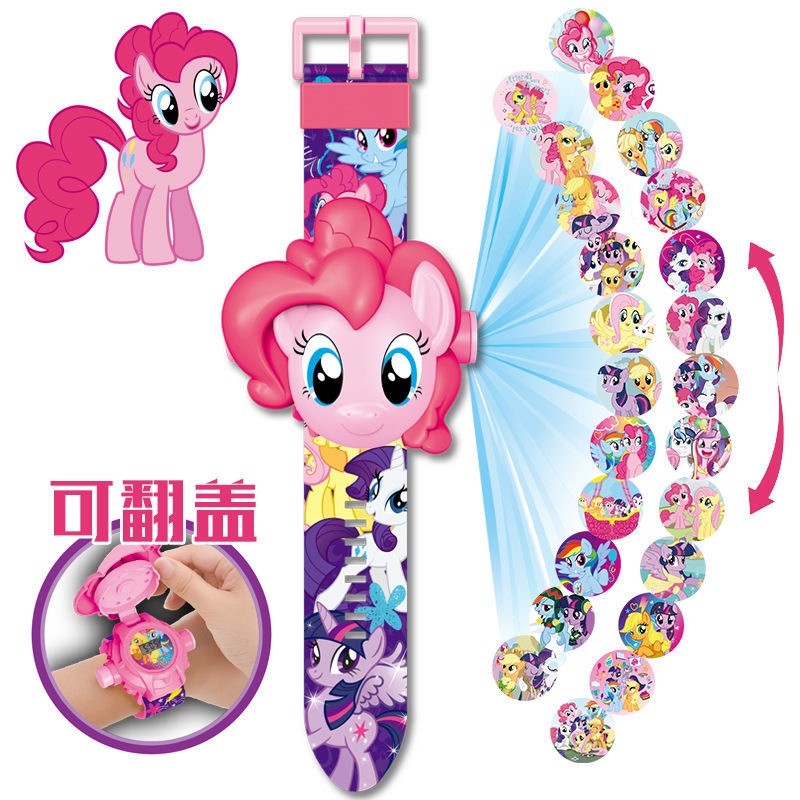 Digital Luxury Children Projection Watch Cartoon Projector Ultraman Batman Hello Kitty Spiderman Watches 24 Images Ki... - Image 4