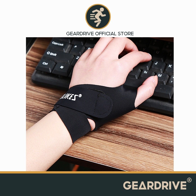 Elegant Digital GEARDRIVE 1Piece Thumb Wrist Tendon Sheath Sprains Brace Support Sport Work Protection Wrap Protector - Image 5