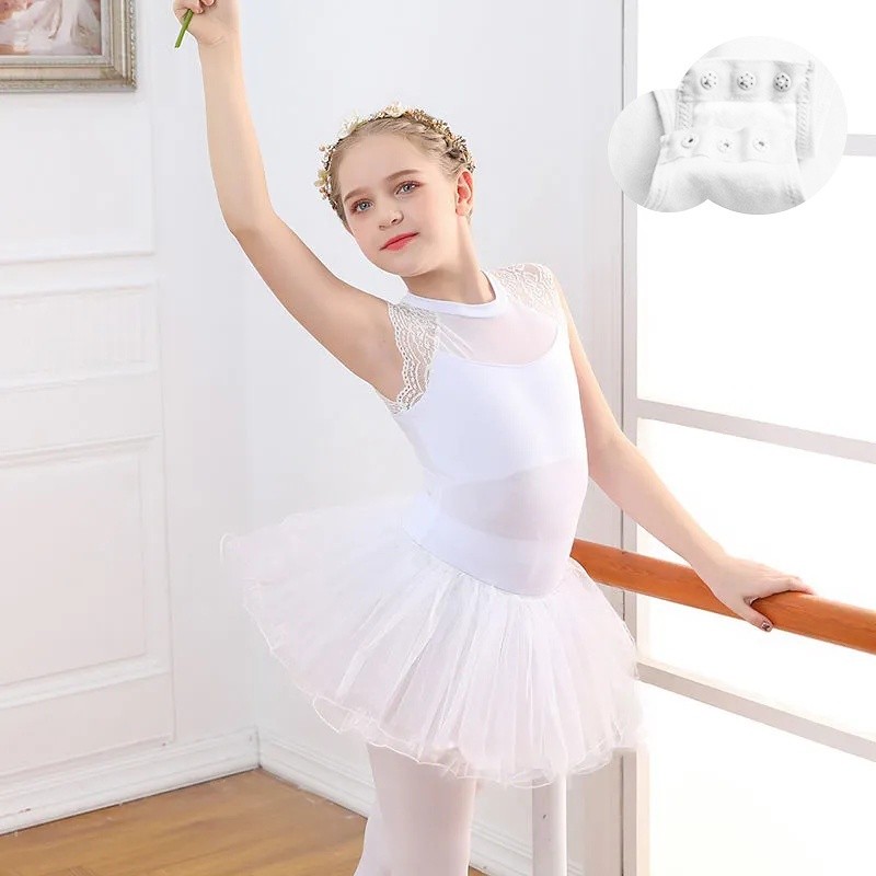 Premium Have Girls Dance Dresses Summer Ballet Tights Gymnastics Two-Piece Skirt女孩舞蹈连衣裙 夏季芭蕾舞... - Image 3