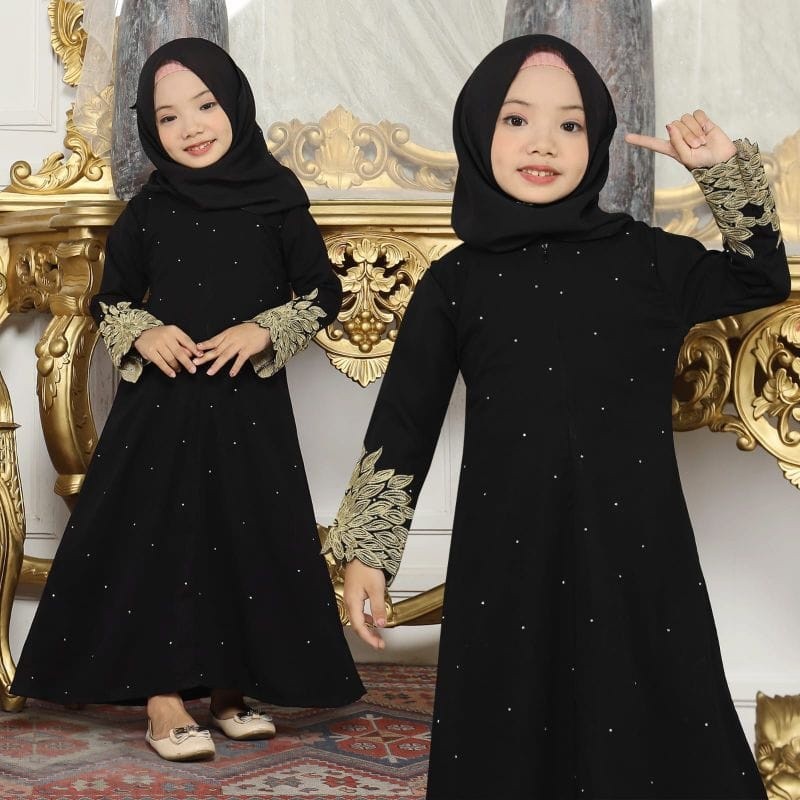 Multi Quality Muslimah Clothing HITAM Abaya Black Robe sonia arabian Turkey dubai muslim - Image 4