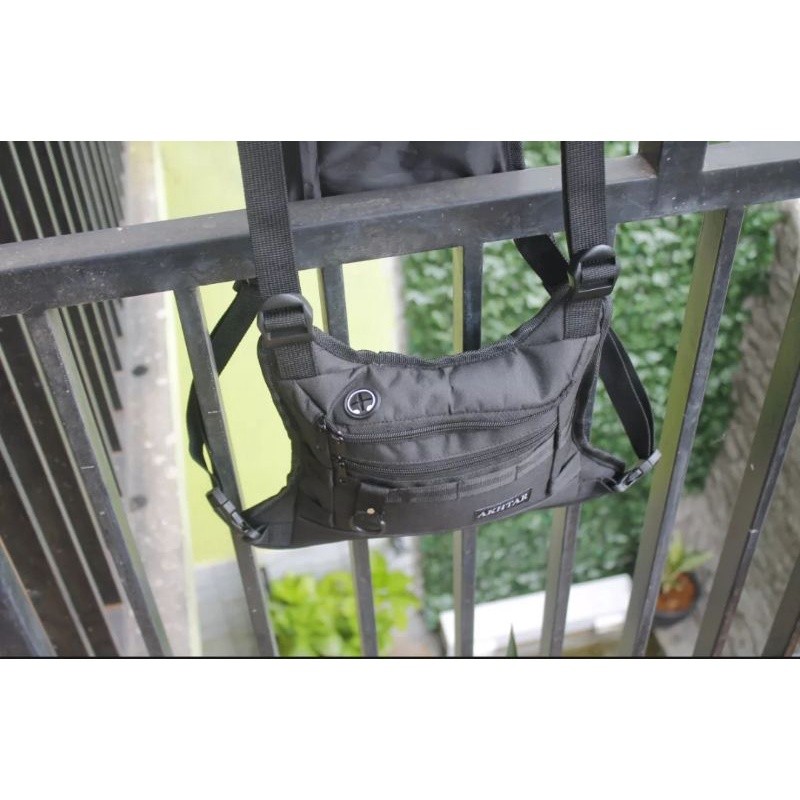 Motorcycle Vest touring Chest Bag