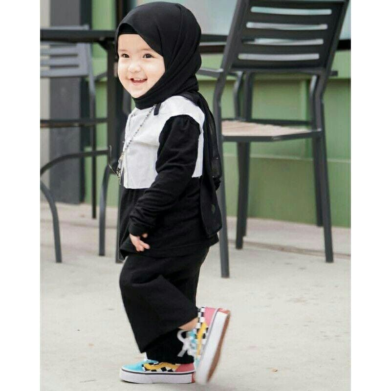 Multi Premium Pashmina Child Rubber Aged 2-10 Years 150x50cm DIAMON STRENCH Material Versatile - Image 3